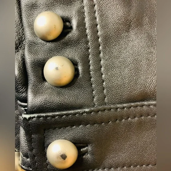 Studio Y Black LeatherNWT Women’s Jacket/Blazer size Small! - Picture 7 of 11